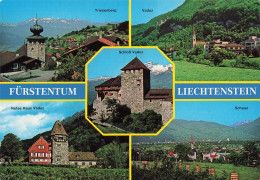 LIECHTENSTEIN - Fürstentum Liechtenstein - Multivues - Colorisé - Carte Postale - Liechtenstein