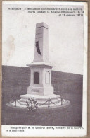 CPA 70 - HERICOURT - Monument Commémoratif élevé Aux Soldats Morts Pendant La Bataille Héricourt 1871 Inauguré 1909 - Héricourt