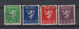 NOORWEGEN - Michel - 1940 - Nr 207/10 - Gest/Obl/Us - Usati