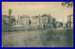 * FUMEL - Place Des Vétérans Et Avenue Thiers - Animée - 1916 - Fumel