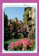 CPM ANNECY 74 - Un Aspect Pittoresque Du Vieil Annecy Fleur Pont  - Annecy-le-Vieux