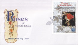 Norfolk Island 1999 Roses  Sc 686 FDC - Norfolk Island