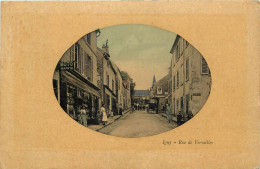 IGNY - Rue De Versailles (carte Vendue En L'état). - Igny