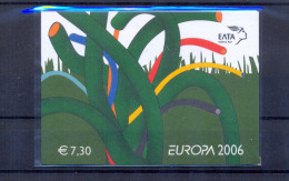 Greece 2006 Europa Issue BOOKLET (B44) MNH VF. - Cuadernillos