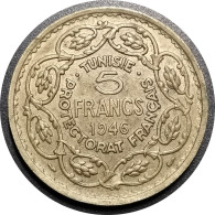 Monnaie Tunisie - 1946 - 5 Francs - Muhammad VIII Al-Amin Protectorat Français - Tunesien