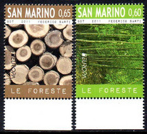 San Marino Saint-Marin 2265/66 Europa, Arbres - 2011