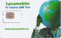 TARJETA DE ESPAÑA DE GSM-SIM  DE LYCA MOBILE (NUEVA-MINT) - Autres & Non Classés