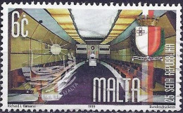 Malta 1999 - Mi 1109 - YT 1082 ( Parliament Chamber And Coats Of Arms ) - Malte