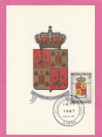 Carte Maximum - Belgique - 1967 - Université De L'état (N°1433) - 1961-1970