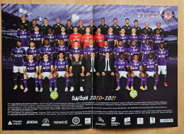 Toulouse FC Football Poster 41.8 X 29.6 Cm  SL3/2 - Sonstige & Ohne Zuordnung