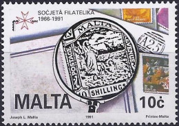 Malta 1991 - Mi 853 - YT 832 ( Philatelic Society Of Malta ) MNH** - Malte