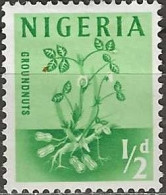 NIGERIA 1961 Groundnuts - 1/2d. - Green MH - Nigeria (1961-...)
