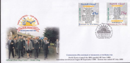 Norfolk Island 2000 Anzac Day Sc 701-02 FDC - Norfolk Island