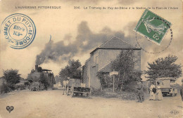 CPA 63 LE TRAMWAY DU PUY DE DÔME A LA STATION DE LA FONT DE L'ARBRE - Sonstige & Ohne Zuordnung