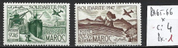 MAROC FRANCAIS PA 65-66 * Côte 4 € - Poste Aérienne