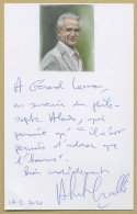 André Comte-Sponville - French Philosopher - Autograph Card Signed + Photo - 2020 - Escritores