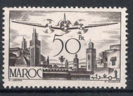 MAROC Timbre-poste Aérienne N°57** Neuf Sans Charnière TB Cote : 2€00 - Aéreo