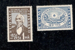 FINLAND....1931: Michel 162/3** - Neufs