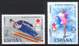 Spain 1972 - JJOO Sapporo Ed 2074-75 (**) - Hiver 1972: Sapporo