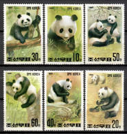 Korea 1991 Corea / Panda Bears Mammals MNH Mamíferos Osos Panda Säugetiere / Ht63  18-22 - Ours