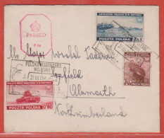 POLOGNE CORPS POLONAIS EN ANGLETERRE LETTRE CENSUREE DE 1942 - Andere & Zonder Classificatie