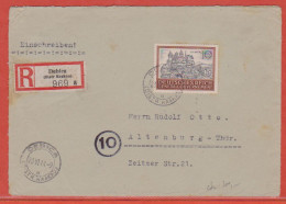 POLOGNE LETTRE RECOMMANDEE DE 1944 DE DEBICA POUR ALTENBURG ALLEMAGNE - General Government