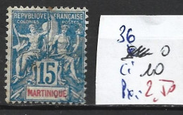 MARTINIQUE 36 Oblitéré Côte 10 € - Used Stamps