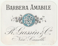 Barbera Amabile -  R.  Gassin - Nice - Alcohols & Spirits