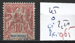 MARTINIQUE 45 Oblitéré Côte 2.50 € - Used Stamps