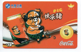 Coca Cola Zodiaque Zodiac Télécarte Chine  Phonecard  (W 620) - Chine