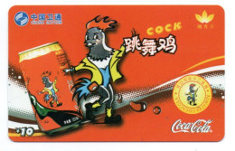 Coca Cola Coq Cok Zodiaque Zodiac Télécarte Chine  Phonecard  (W 621) - Chine