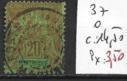 MARTINIQUE 37 Oblitéré Côte 14.50 € - Used Stamps