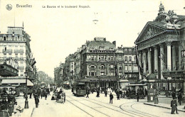 Belgique - Brussel -  Bruxelles - La Bourse Et Le Boulevard Anspach - Avenues, Boulevards