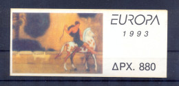 Greece 1993 Europa Issue BOOKLET (B28) MNH VF. - Markenheftchen