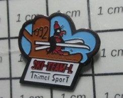 1922 Pin's Pins / Beau Et Rare / SPORTS / OISeAU SKIEUR SKI-TEAM-L THIMEL SPORT - Sports D'hiver