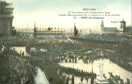 Belgique - Brussel - Bruxelles - 1805-1905 - 75e Anniversaire De L'Indépendance Belge - Défilé Des Drapeaux - Feiern, Ereignisse