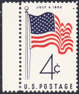 !a! USA Sc# 1153 MNH SINGLE W/ Left Margin - 50-Star-Flag - Neufs