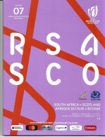 RUGBY WORLD CUP 2023. FRANCE.  SOUTH-AFRICA V SCOTLAND . Luxuous Book 100 Pages Colors - Rugby