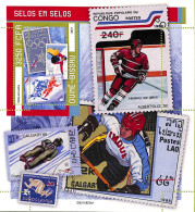 A7613 - GUINE BISSAU - ERROR MISPERF Stamp Sheet - 2021 - Olympic Winter Game - Inverno1988: Calgary