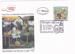 KURBISFEST IMRETZER LAND    FDC COVERS 1999  AUSTRIA - FDC