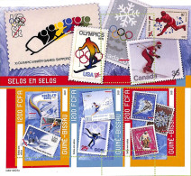 A7611 - GUINE BISSAU - ERROR MISPERF Stamp Sheet - 2021 - XI Olympic Winter Game - Invierno 1988: Calgary