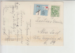 Postojna Cancelation Red Cross Surcharge 1957 (sl019) Slovenia - Lettres & Documents