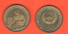 Cabo Verde Capo Verde 2,5 Escudos 1982 - Kaapverdische Eilanden
