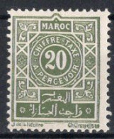 MAROC Timbre-Taxe N°30** Neuf Sans Charnière TB Cote : 4.50€ - Postage Due