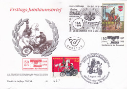 MOTORCYCLING  FDC COVERS 1999  AUSTRIA - FDC