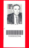 Nuovo - MNH - ITALIA - 2024 - 25 Anni Della Morte Di Giuseppe Tatarella, Politico - B - Barre 2396 - Barcodes