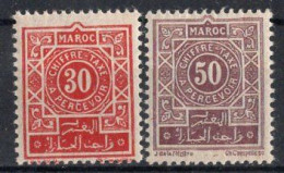 MAROC Timbres-Taxe N°31** & 32** Neufs Sans Charnière TB Cote : 2.50€ - Segnatasse