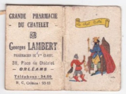 MO-24-114 : CALENDRIER DE POCHE. PETIT ALMANACH 1936 LE CHAT BOTTE  OFFERT LAMBERT PHARMACIEN ORLEANS - Small : 1921-40