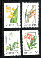 SAMOA.....1989:Michel 669-72mnh** FLOWERS - Samoa