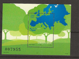 2011 MNH Cept Albania Block - 2011